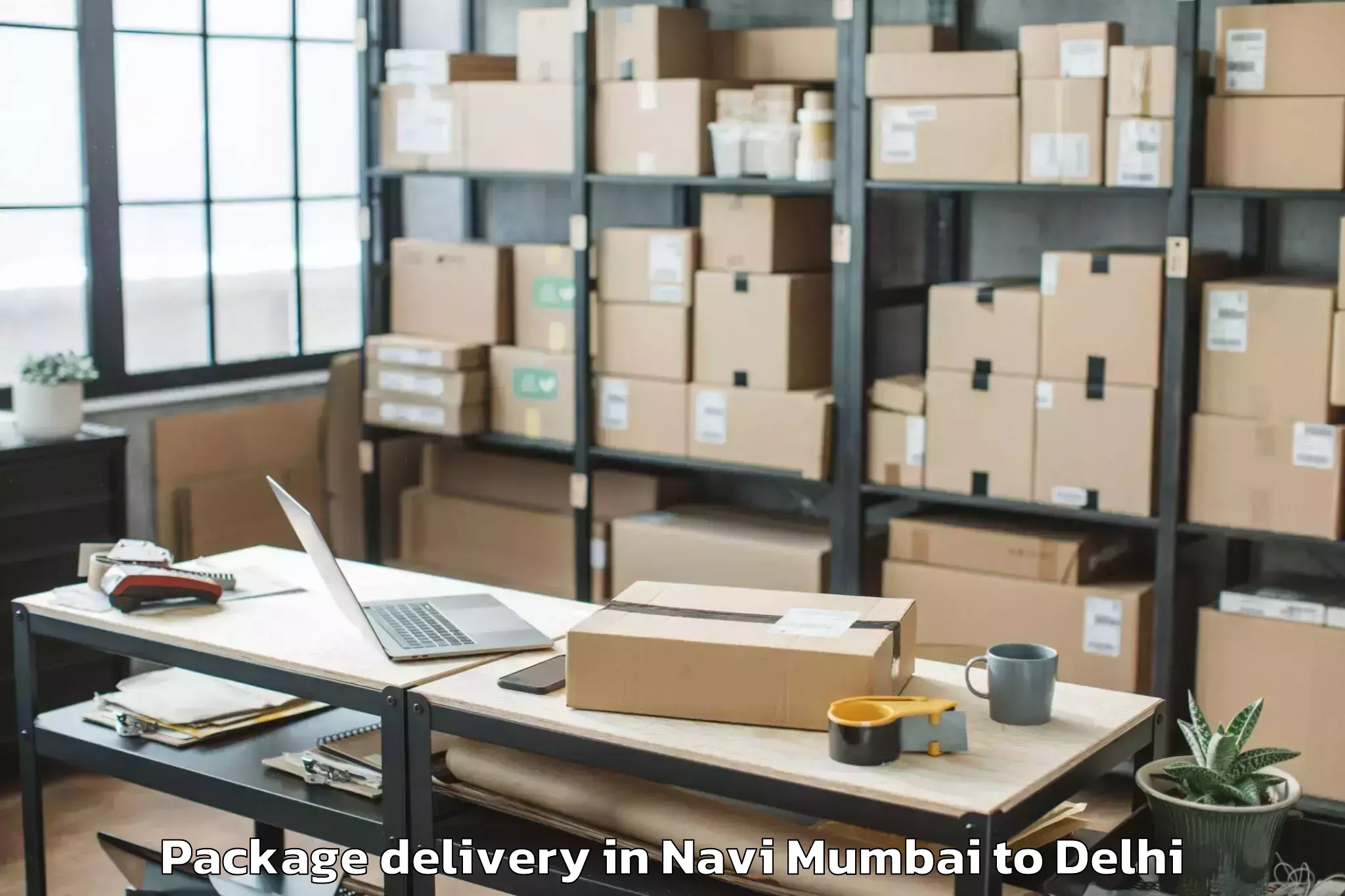 Top Navi Mumbai to Vivek Vihar Package Delivery Available